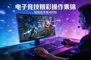电子竞技精彩操作视频集锦：职业选手高光时刻