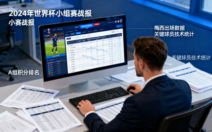 体育媒体编辑整理赛事资讯与比赛数据资料